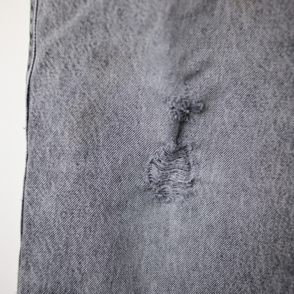 Vintage Levi's SilverTab Loose‎ Jeans 34x34 (31x32) Black Gray Y2K Baggy Skater - Picture 5 of 16